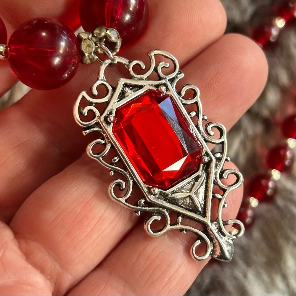 Hand Crafted | Jewelry | Handcrafted Vintage Repurpose Graduated Red ...